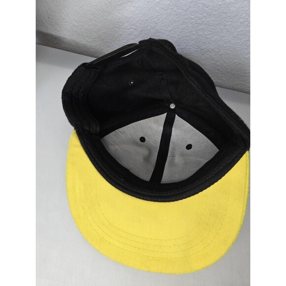 Batman Hat Cap Snap Back Black Yellow Comic Hero Logo Mens One Size Cosplay - Picture 6 of 6